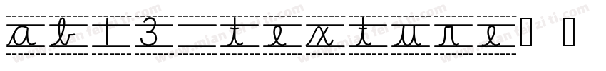 ab13 texture字体转换